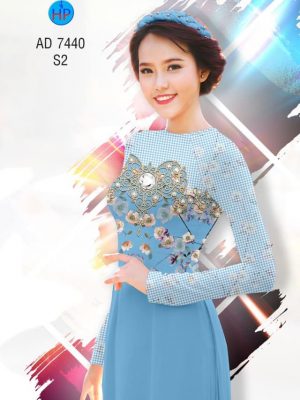Vải áo dài Hoa in 3D mới ra AD 7440 27 1561713265 866 Vai ao dai Hoa in 3D moi ra AD 7440