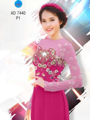 Vải áo dài Hoa in 3D mới ra AD 7440 31 1561713265 923 Vai ao dai Hoa in 3D moi ra AD 7440