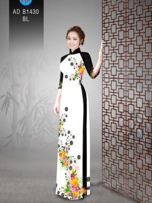 Vải áo dài hoa 3D trên dưới mới ra AD B1430 31 1561723588 15 Vai ao dai hoa 3D tren duoi moi ra AD