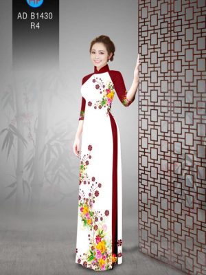 Vải áo dài hoa 3D trên dưới mới ra AD B1430 25 1561723588 503 Vai ao dai hoa 3D tren duoi moi ra AD