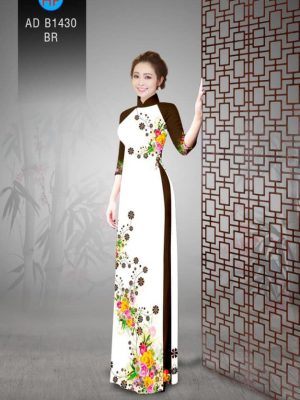 Vải áo dài hoa 3D trên dưới mới ra AD B1430 23 1561723588 519 Vai ao dai hoa 3D tren duoi moi ra AD