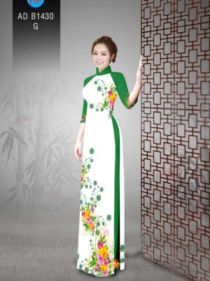 Vải áo dài hoa 3D trên dưới mới ra AD B1430 21 1561723588 625 Vai ao dai hoa 3D tren duoi moi ra AD