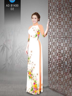 Vải áo dài hoa 3D trên dưới mới ra AD B1430 37 1561723588 674 Vai ao dai hoa 3D tren duoi moi ra AD