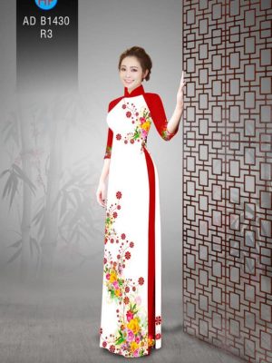 Vải áo dài hoa 3D trên dưới mới ra AD B1430 34 1561723588 988 Vai ao dai hoa 3D tren duoi moi ra AD