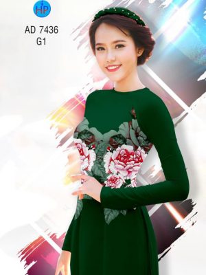 Vải áo dài Hoa hồng kiểu mới AD 7436 29 1561723708 17 Vai ao dai Hoa hong kieu moi AD 7436