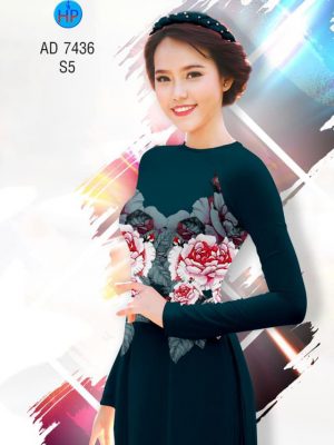 Vải áo dài Hoa hồng kiểu mới AD 7436 21 1561723708 268 Vai ao dai Hoa hong kieu moi AD 7436