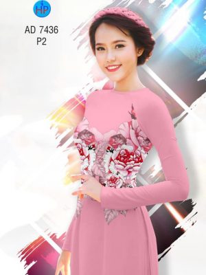 Vải áo dài Hoa hồng kiểu mới AD 7436 33 1561723708 294 Vai ao dai Hoa hong kieu moi AD 7436