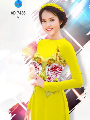 Vải áo dài Hoa hồng kiểu mới AD 7436 22 1561723708 421 Vai ao dai Hoa hong kieu moi AD 7436