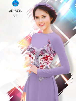 Vải áo dài Hoa hồng kiểu mới AD 7436 23 1561723708 473 Vai ao dai Hoa hong kieu moi AD 7436