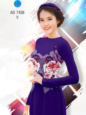Vải áo dài Hoa hồng kiểu mới AD 7436 35 1561723708 499 Vai ao dai Hoa hong kieu moi AD 7436