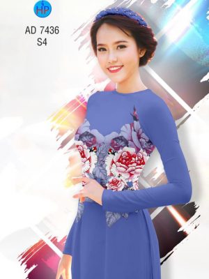 Vải áo dài Hoa hồng kiểu mới AD 7436 26 1561723708 855 Vai ao dai Hoa hong kieu moi AD 7436