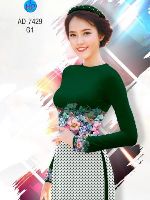Vải áo dài hoa và chấm bi thiết kế 2019 AD 7429 28 1561728666 138 Vai ao dai hoa va cham bi thiet ke 2019