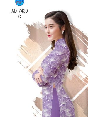 Vải áo dài hoa Bồ công anh kiểu mới AD 7430 32 1561729149 651 Vai ao dai hoa Bo cong anh kieu moi AD