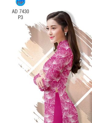Vải áo dài hoa Bồ công anh kiểu mới AD 7430 26 1561729149 722 Vai ao dai hoa Bo cong anh kieu moi AD