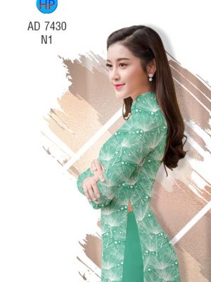 Vải áo dài hoa Bồ công anh kiểu mới AD 7430 28 1561729149 993 Vai ao dai hoa Bo cong anh kieu moi AD