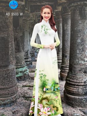 Vải áo dài hoa Sen kiểu mới AD 5503 36 1561729270 694 Vai ao dai hoa Sen kieu moi AD 5503