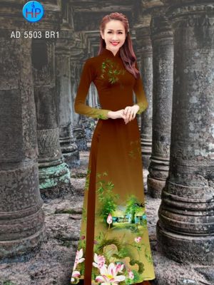Vải áo dài hoa Sen kiểu mới AD 5503 31 1561729270 712 Vai ao dai hoa Sen kieu moi AD 5503