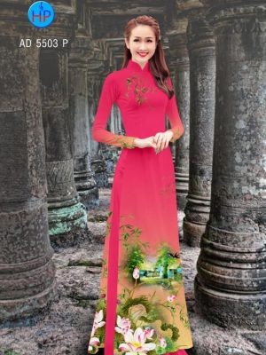 Vải áo dài hoa Sen kiểu mới AD 5503 22 1561729270 869 Vai ao dai hoa Sen kieu moi AD 5503