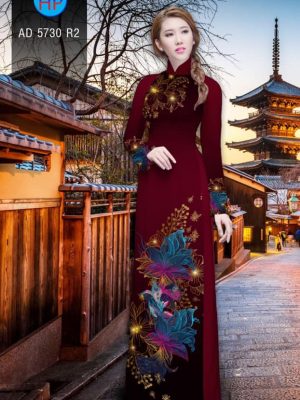 1561729391 555 Vai ao dai Hoa in 3D thiet ke 2019 AD
