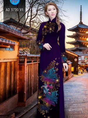 1561729391 595 Vai ao dai Hoa in 3D thiet ke 2019 AD