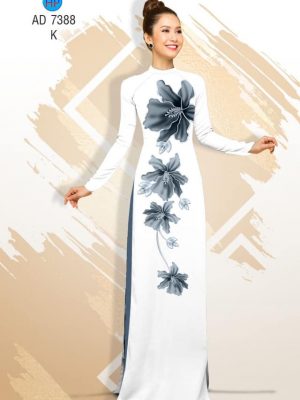 Vải áo dài Hoa in 3D kiểu mới AD 7388 32 1561729754 563 Vai ao dai Hoa in 3D kieu moi AD 7388