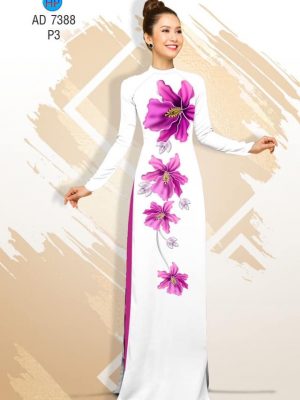 Vải áo dài Hoa in 3D kiểu mới AD 7388 28 1561729754 912 Vai ao dai Hoa in 3D kieu moi AD 7388