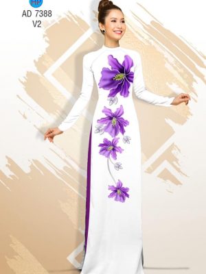Vải áo dài Hoa in 3D kiểu mới AD 7388 26 1561729754 918 Vai ao dai Hoa in 3D kieu moi AD 7388