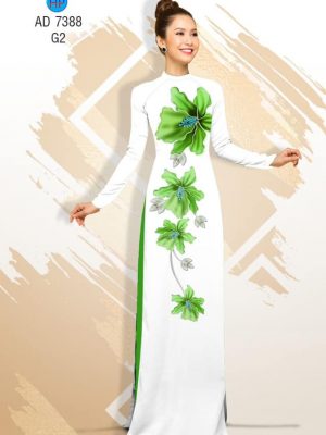 Vải áo dài Hoa in 3D kiểu mới AD 7388 30 1561729754 970 Vai ao dai Hoa in 3D kieu moi AD 7388