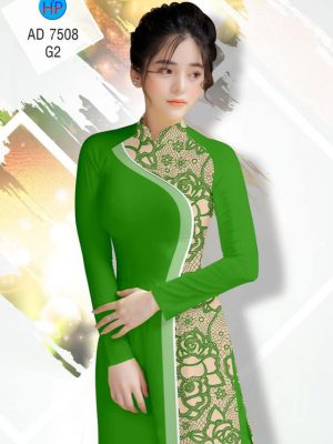 Vải áo dài Hoa văn giả ren mới ra AD 7508 22 1561736209 503 Vai ao dai Hoa van gia ren moi ra AD