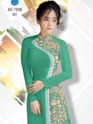 Vải áo dài Hoa văn giả ren mới ra AD 7508 37 1561736211 724 Vai ao dai Hoa van gia ren moi ra AD