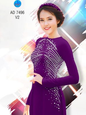 Vải áo dài Bi xương cá thiết kế 2019 AD 7496 23 1561736791 790 Vai ao dai Bi xuong ca thiet ke 2019 AD