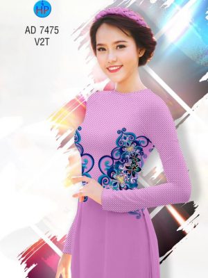 Vải áo dài Hoa văn và bi thiết kế 2019 AD 7475 21 1561739880 56 Vai ao dai Hoa van va bi thiet ke 2019