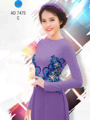 Vải áo dài Hoa văn và bi thiết kế 2019 AD 7475 35 1561739881 815 Vai ao dai Hoa van va bi thiet ke 2019