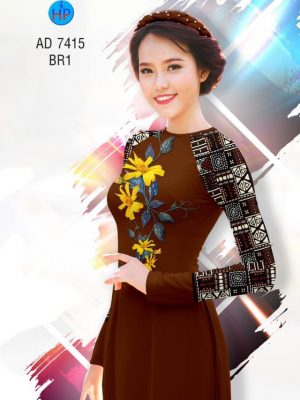 Vải áo dài hoa Cúc và Hoa văn thổ cẩm mới ra AD 7415 29 1561757404 127 Vai ao dai hoa Cuc va Hoa van tho cam