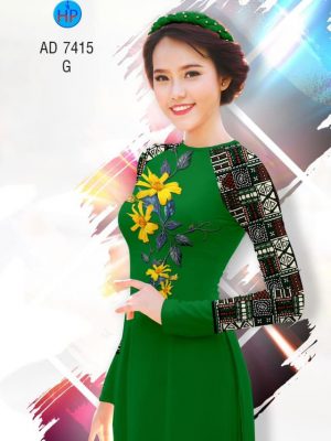 Vải áo dài hoa Cúc và Hoa văn thổ cẩm mới ra AD 7415 25 1561757404 346 Vai ao dai hoa Cuc va Hoa van tho cam