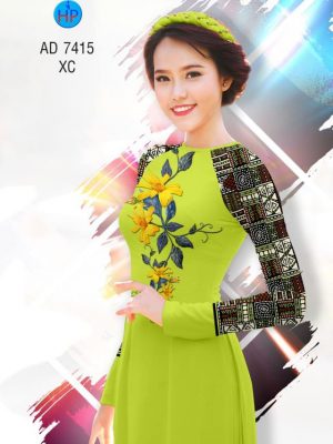 Vải áo dài hoa Cúc và Hoa văn thổ cẩm mới ra AD 7415 21 1561757404 978 Vai ao dai hoa Cuc va Hoa van tho cam