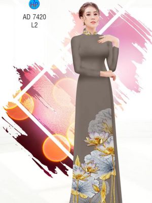 Vải áo dai hình hoa Sen kiểu mới AD 7420 32 1561763168 582 Vai ao dai hinh hoa Sen kieu moi AD 7420