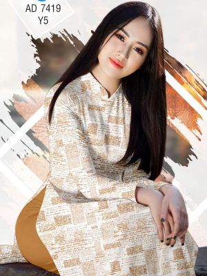 Vải áo dài hình Báo chí kiểu mới AD 7419 25 1561763400 690 Vai ao dai hinh Bao chi kieu moi AD 7419