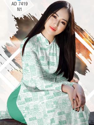 Vải áo dài hình Báo chí kiểu mới AD 7419 22 1561763400 830 Vai ao dai hinh Bao chi kieu moi AD 7419