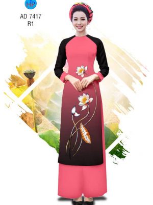 Vải Áo dài hoa Sen thiết kế 2019 AD 7417 21 1561764633 158 Vai Ao dai hoa Sen thiet ke 2019 AD 7417