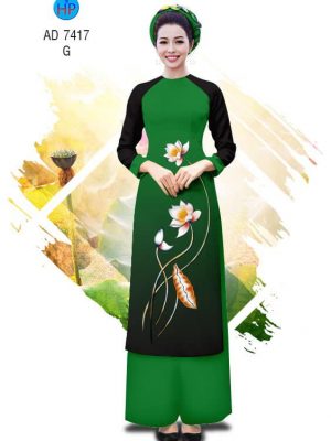 Vải Áo dài hoa Sen thiết kế 2019 AD 7417 33 1561764634 384 Vai Ao dai hoa Sen thiet ke 2019 AD 7417