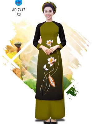 Vải Áo dài hoa Sen thiết kế 2019 AD 7417 30 1561764634 649 Vai Ao dai hoa Sen thiet ke 2019 AD 7417