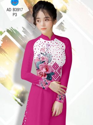 Vải áo dài Bi và hoa hồng kiểu mới AD B3917 23 1561766447 611 Vai ao dai Bi va hoa hong kieu moi AD