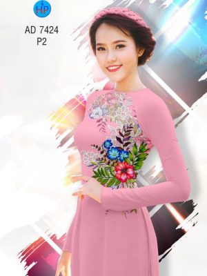 Vải áo dài Hoa in 3D kiểu mới AD 7424 28 1561776129 18 Vai ao dai Hoa in 3D kieu moi AD 7424