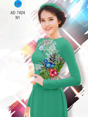 Vải áo dài Hoa in 3D kiểu mới AD 7424 32 1561776130 47 Vai ao dai Hoa in 3D kieu moi AD 7424
