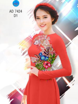 Vải áo dài Hoa in 3D kiểu mới AD 7424 35 1561776130 729 Vai ao dai Hoa in 3D kieu moi AD 7424