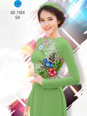 Vải áo dài Hoa in 3D kiểu mới AD 7424 33 1561776130 948 Vai ao dai Hoa in 3D kieu moi AD 7424