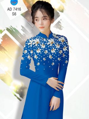 Vải áo dài Hoa in 3D mới ra AD 7416 27 1561776407 376 Vai ao dai Hoa in 3D moi ra AD 7416