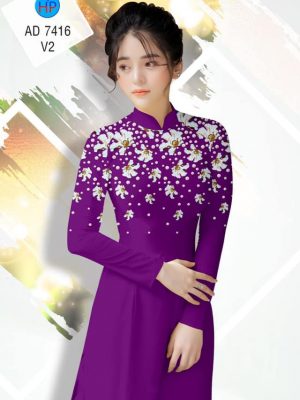 Vải áo dài Hoa in 3D mới ra AD 7416 22 1561776407 574 Vai ao dai Hoa in 3D moi ra AD 7416