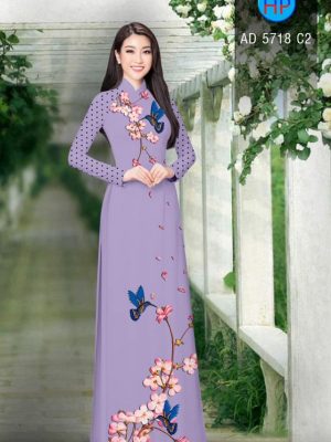 Vải áo dài Hoa Đào và Chim kiểu mới AD 5718 21 1561776542 178 Vai ao dai Hoa Dao va Chim kieu moi AD